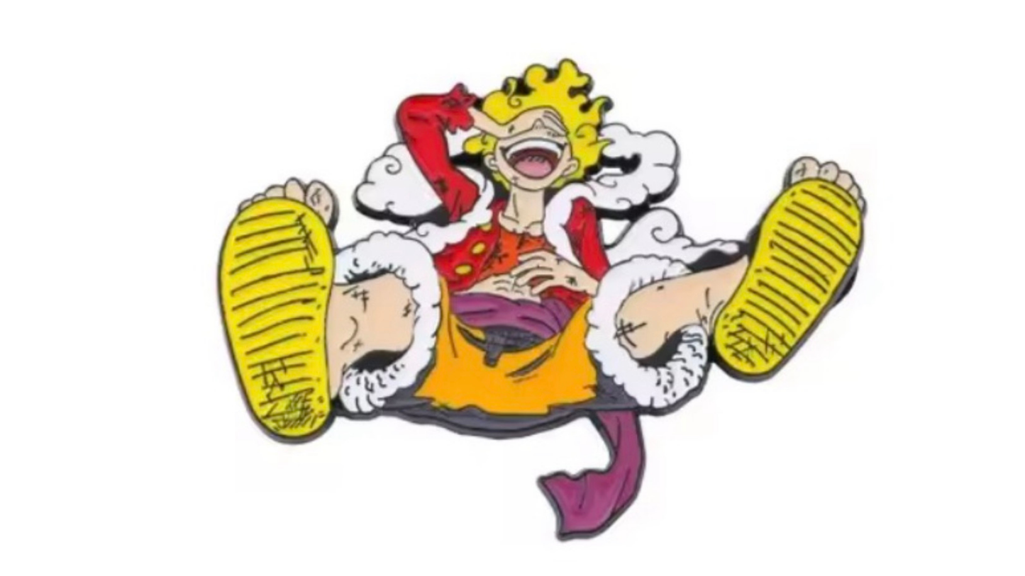 One Piece Nika Luffy Gear 5 Enamel Pin Set