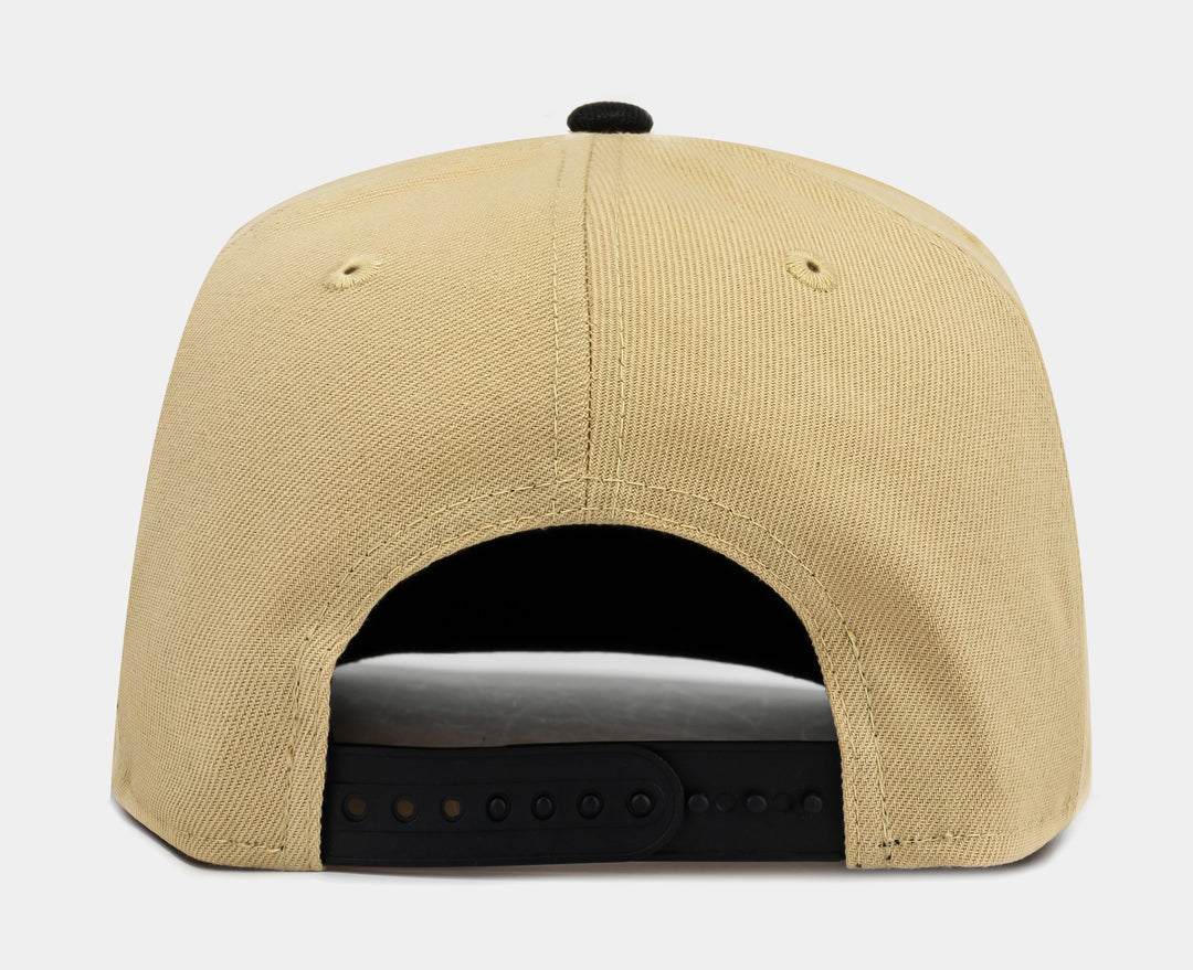 New Era San Francisco 49ers Upside Down Script 9FORTY A-frame 2 Tone Snapback Hat