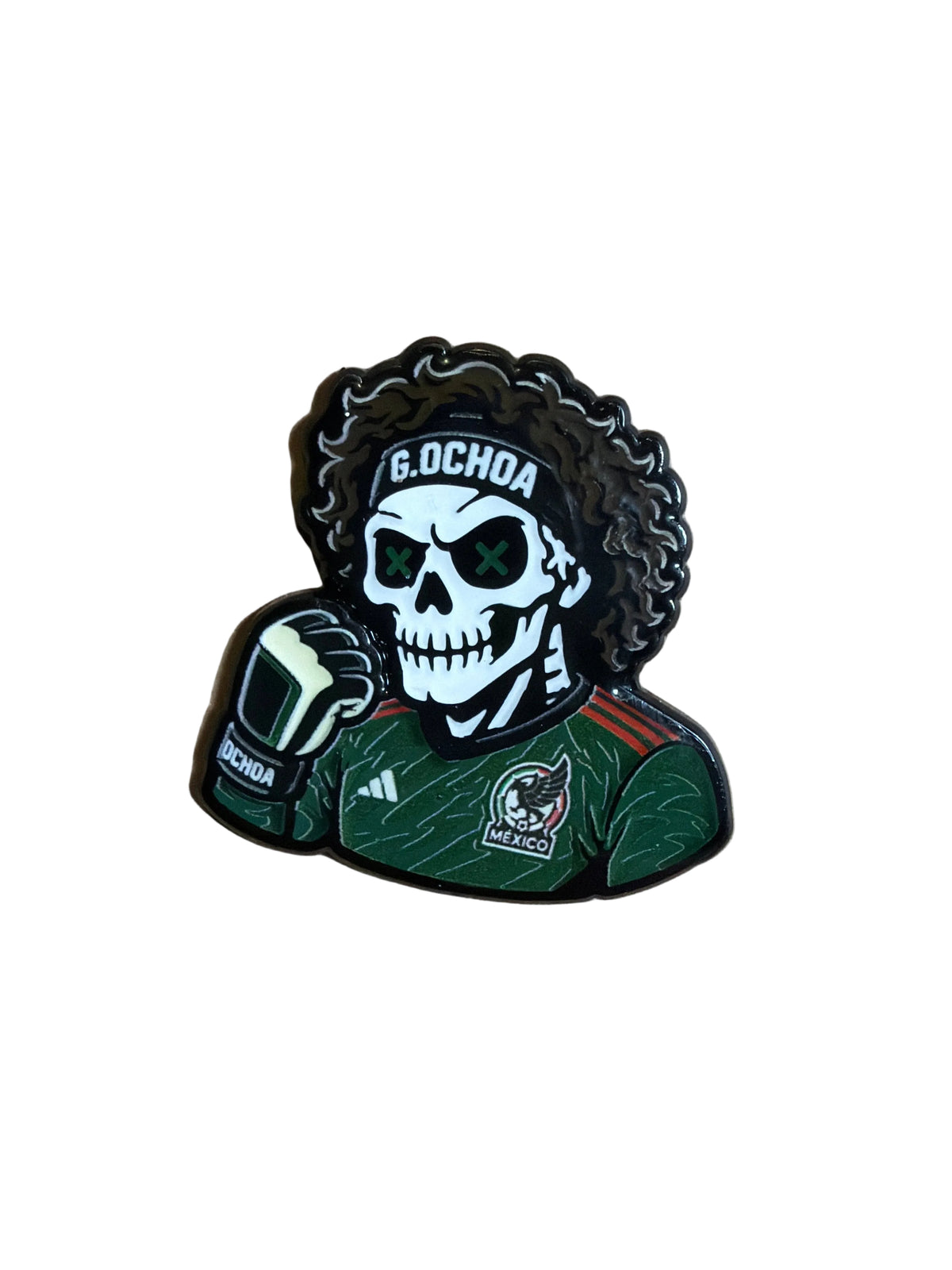 Grim Memo Ochoa Enamel Pin
