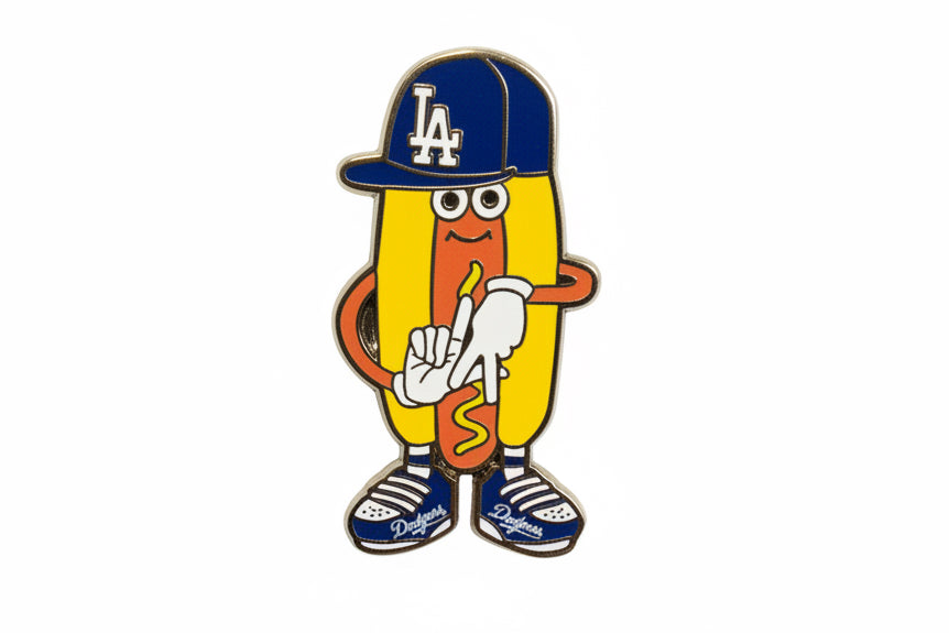 LA Dodgers Dodger Dog Lapel Pin