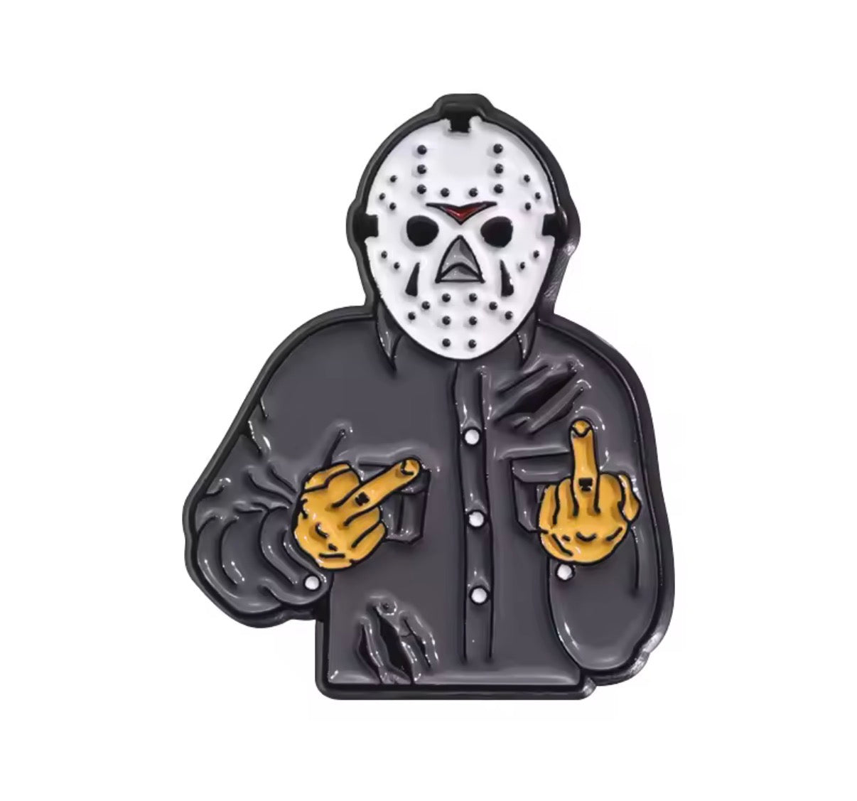 Jason Friday the 13th Enamel Pin