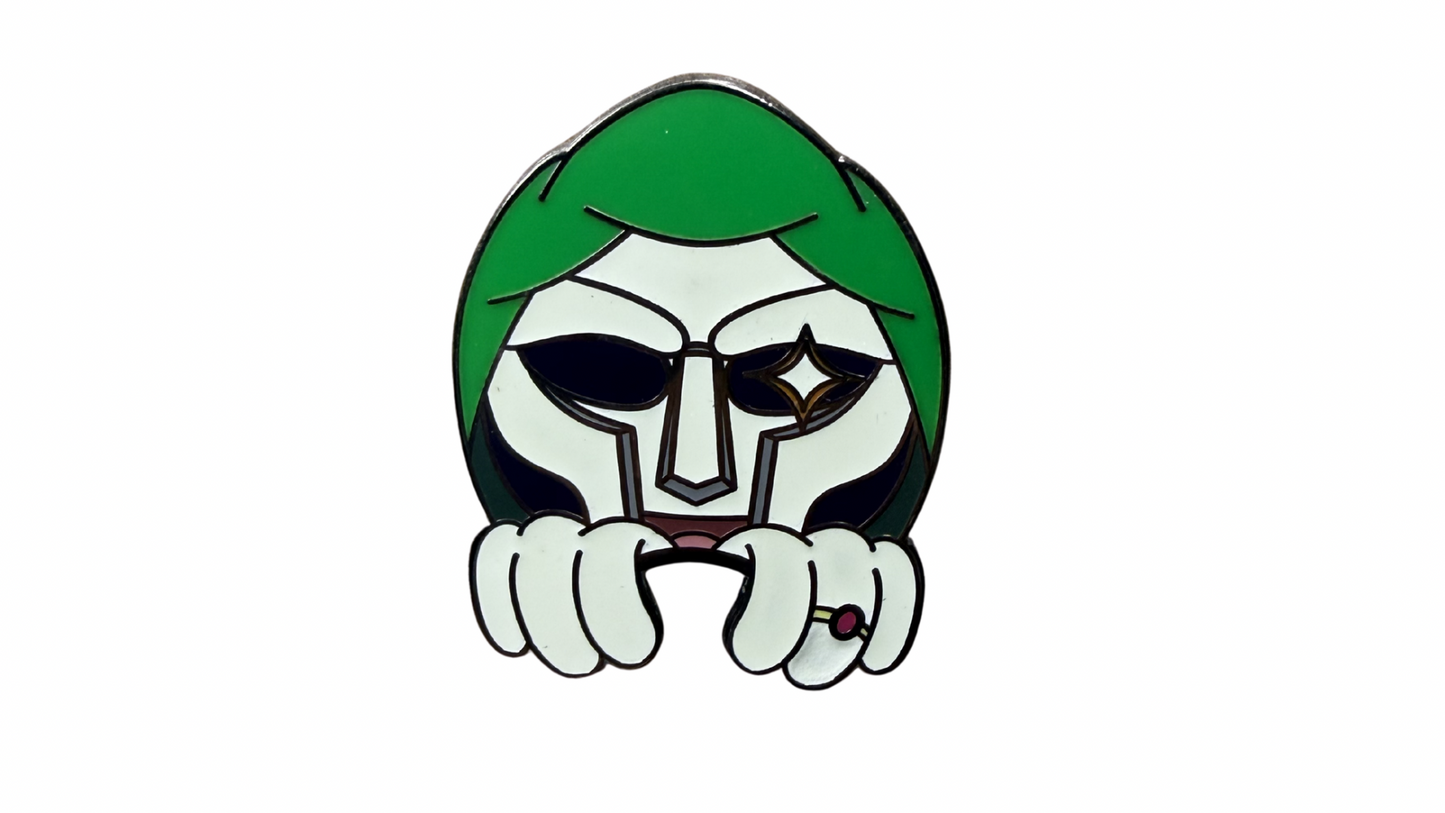 MF Doom Peeker Hat Pin