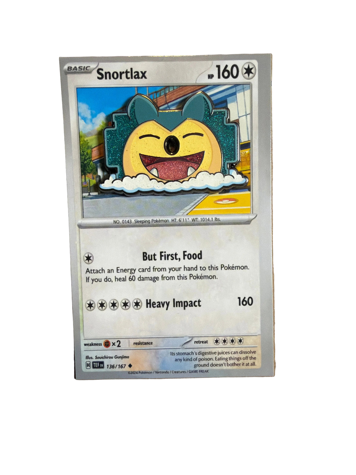 Saca Snortlax Pin
