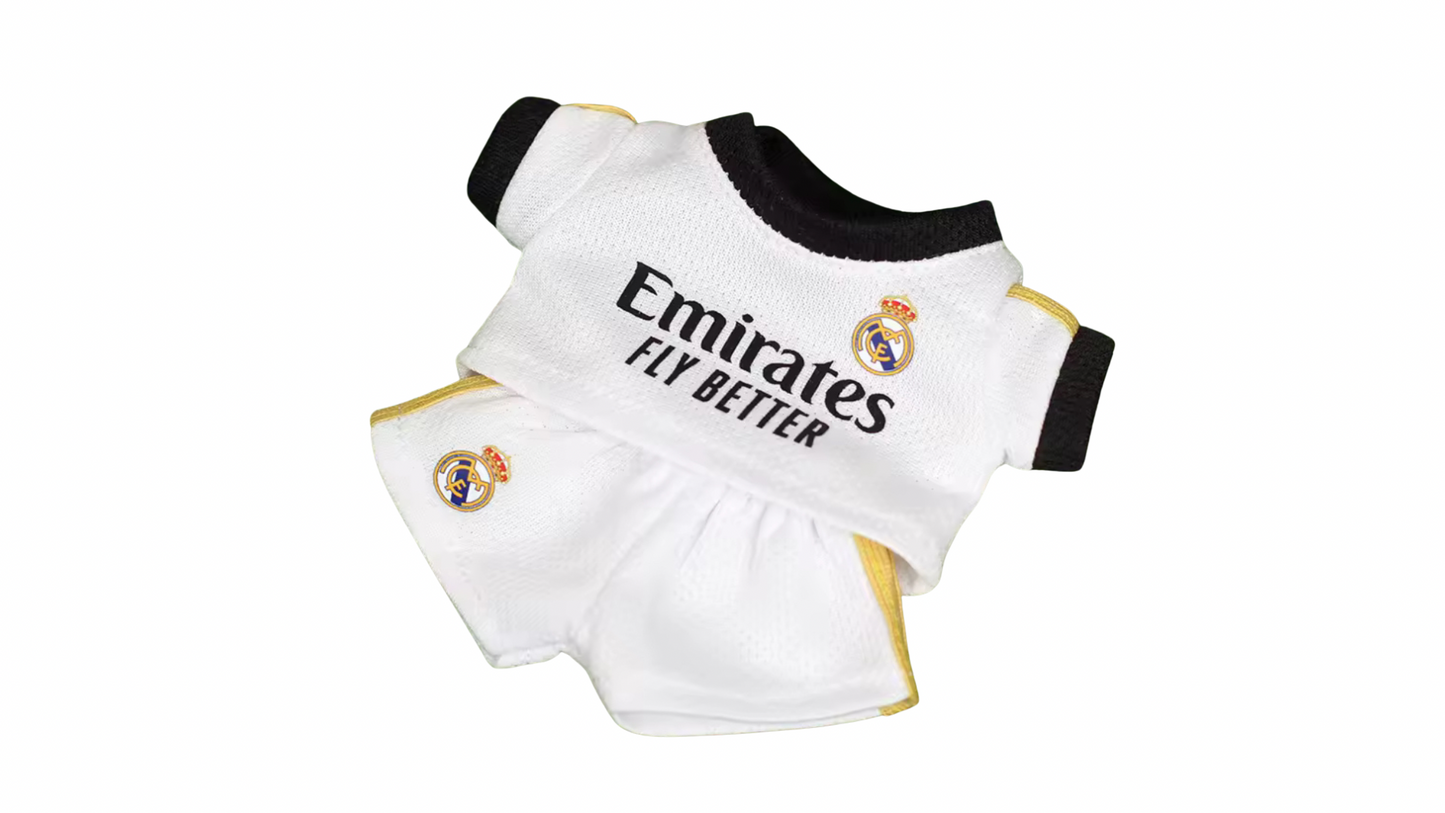 Labubu Real Madrid Soccer Uniform