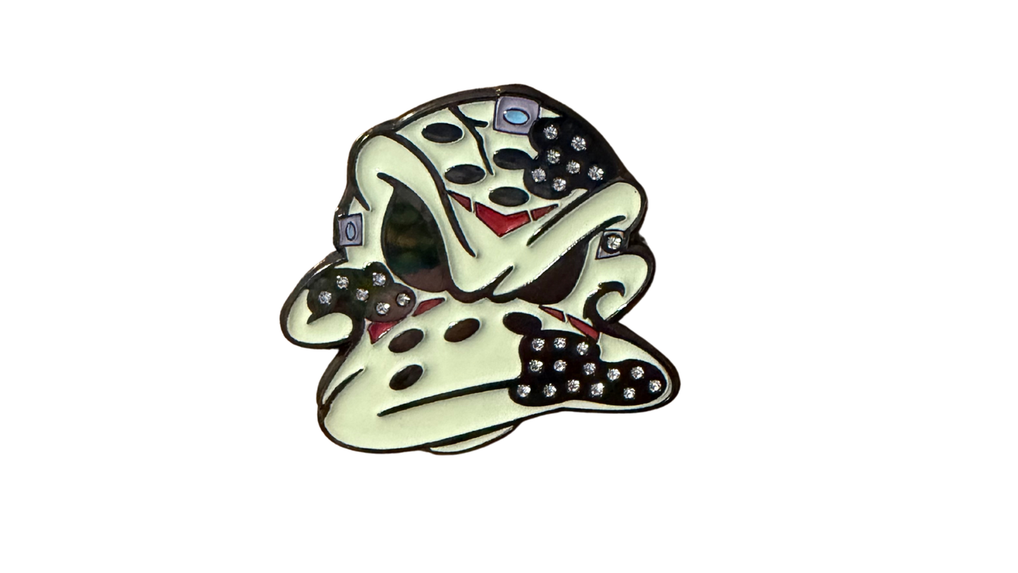 Duck Mask Enamel Pin