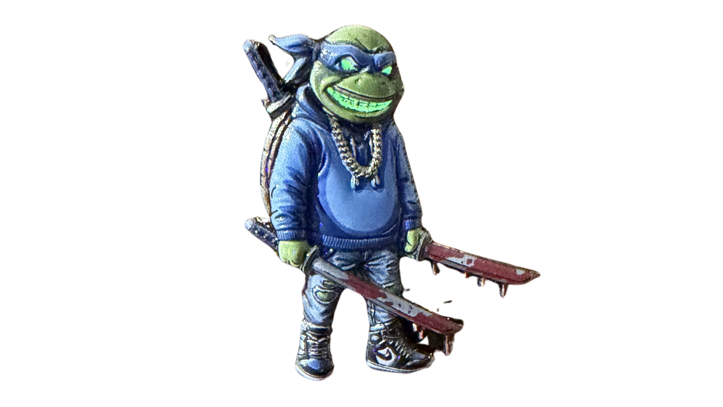 TMNT Leonardo Hype Blooded 3D Enamel Pin