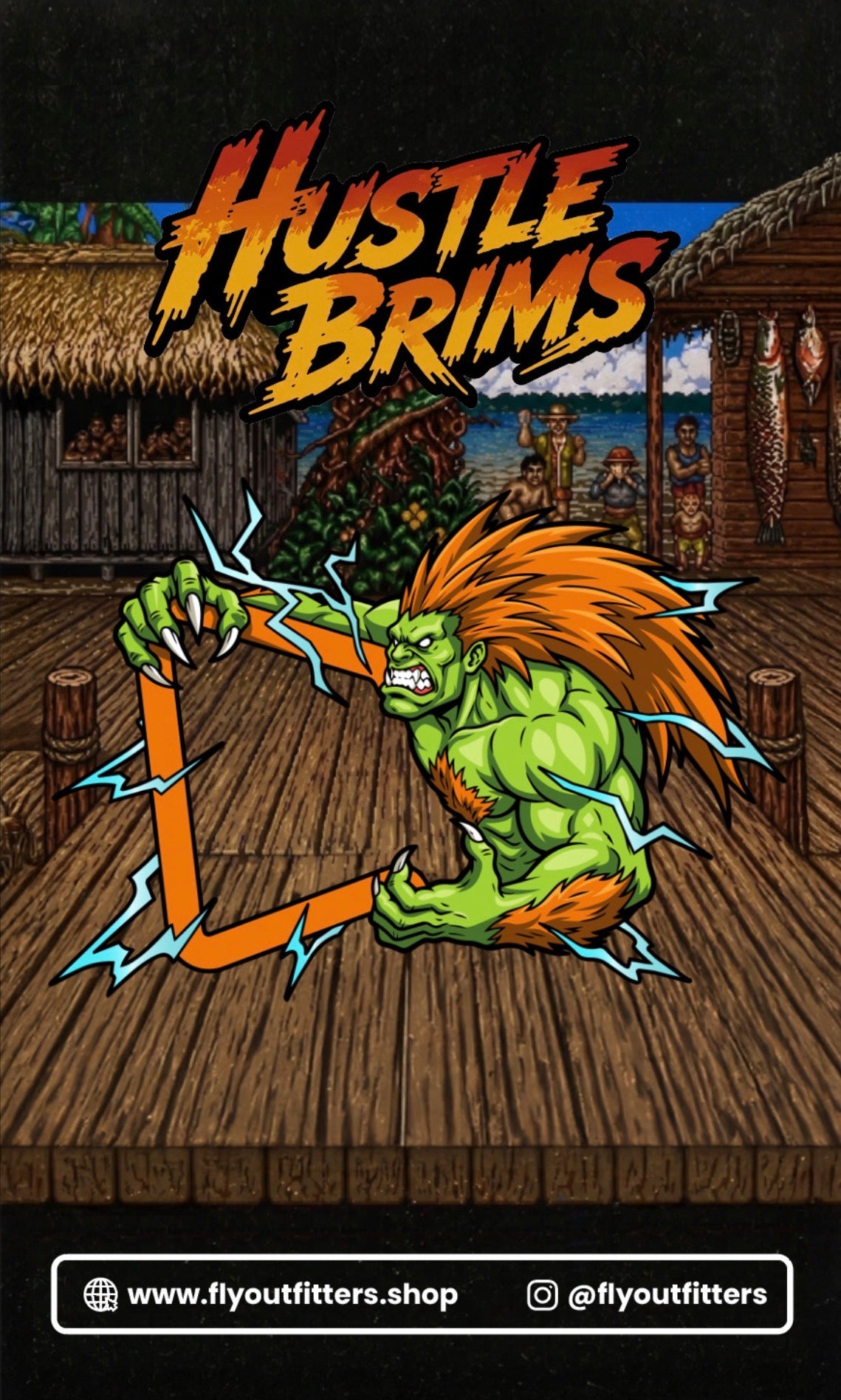 Street Fighter Blanka New Era Frame Hat Pin