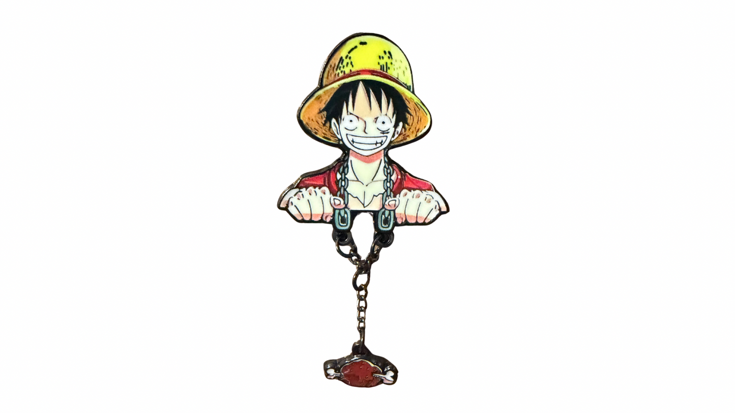 Luffy Peeker Enamel Pin