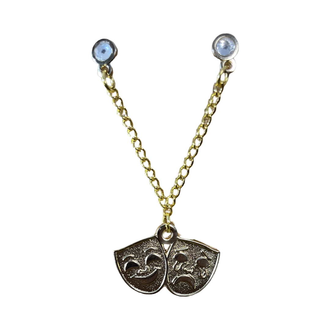 Smile Now Cry Later Hat Chain Pin
