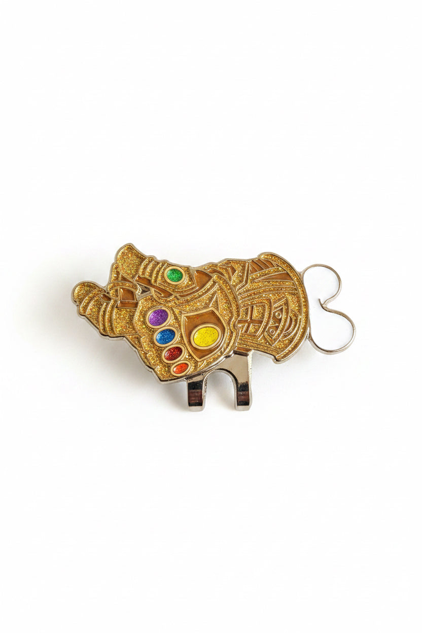 Fitted Fire Thanos Gauntlet Hat Blip