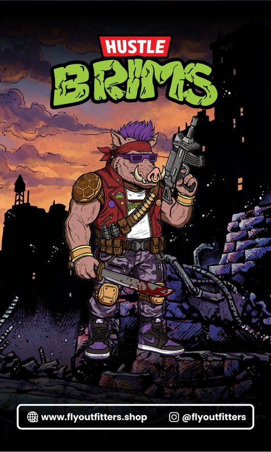 Hustle Brims – Bebop 3D Enamel Pin