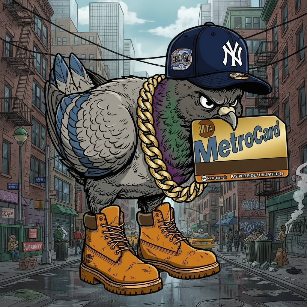 The MetroBird NYC Enamel Pin