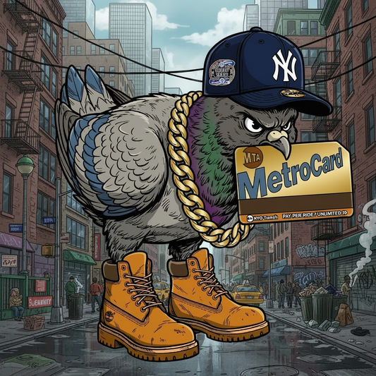 The MetroBird NYC Enamel Pin