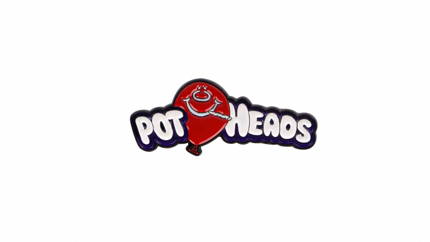 “Pot Heads” Funny 420 Airheads Enamel Pin