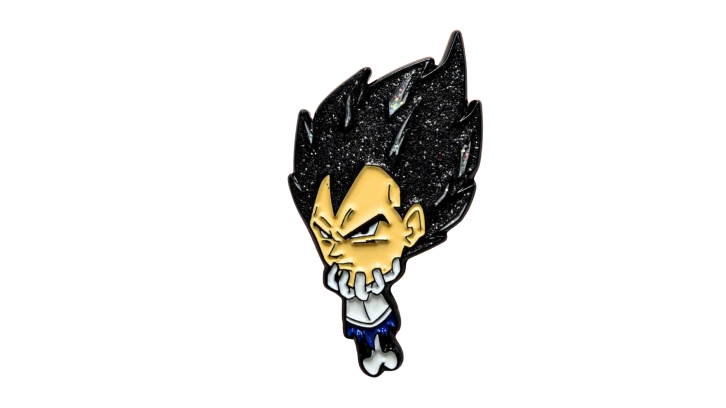 Hold Your Head Up Pin - Vegeta