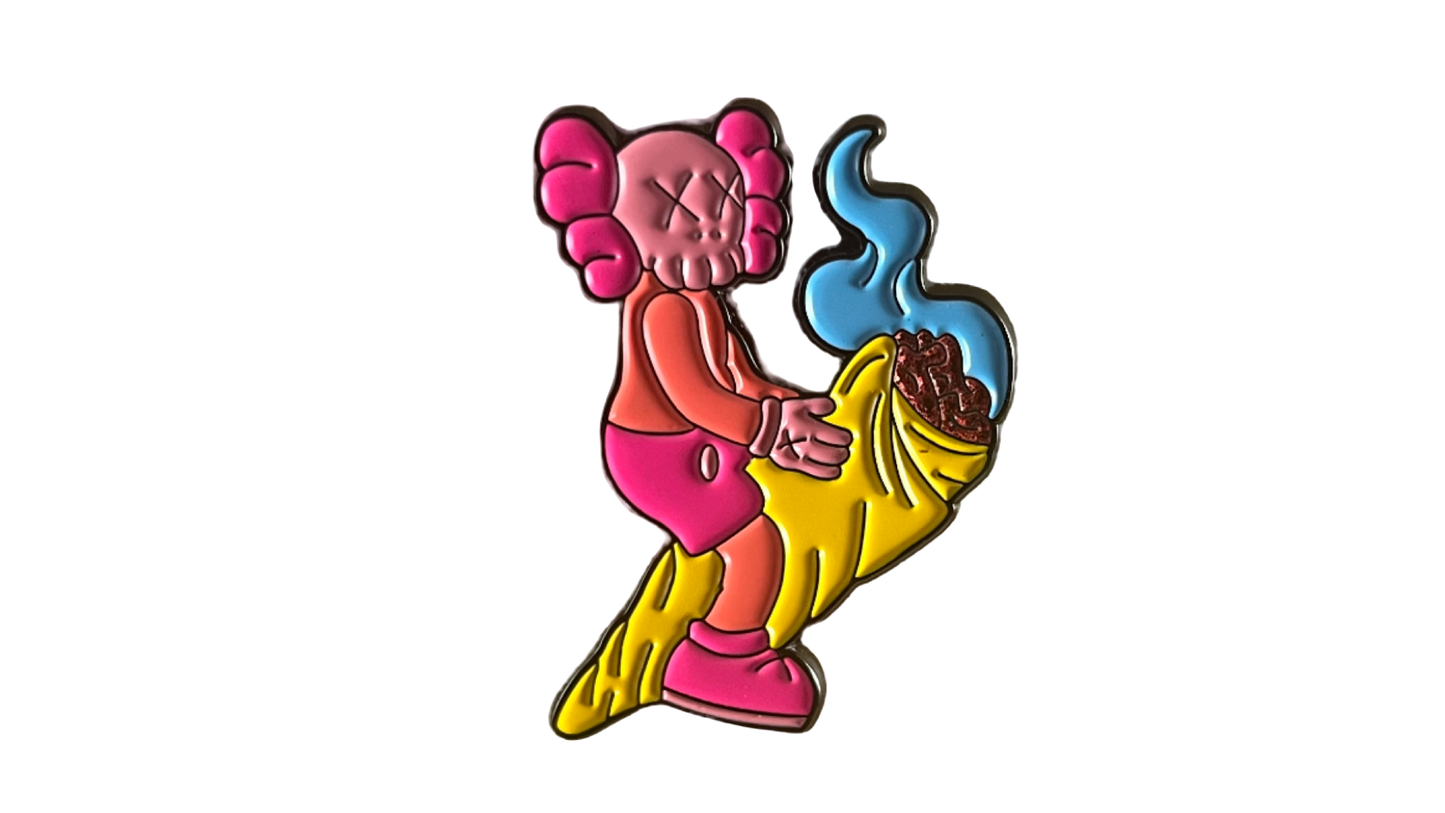 Kaws Cloud Enamel Pin