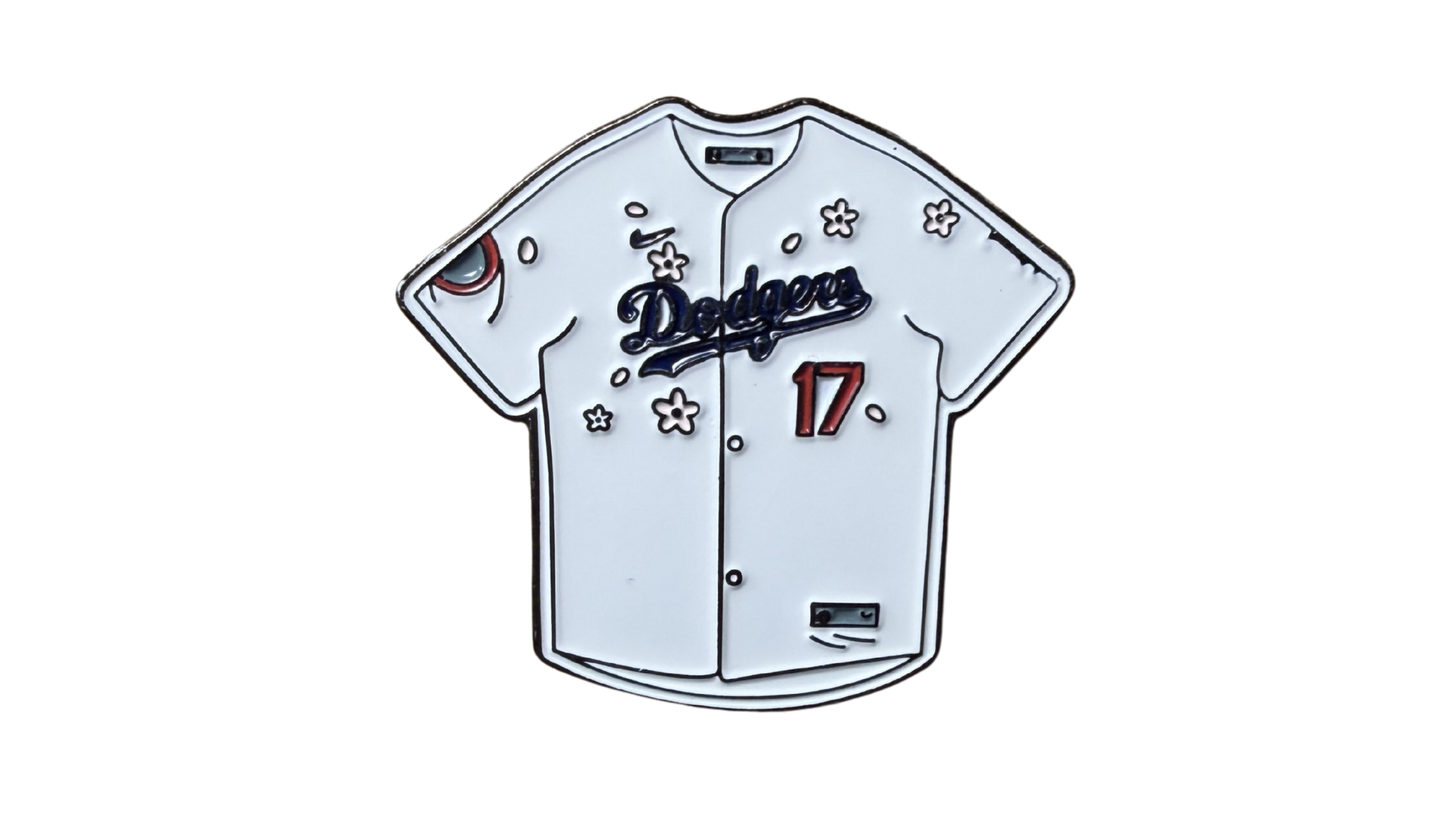 Dodgers #17 Ohtani "Sakura" Baseball Jersey Enamel Pin