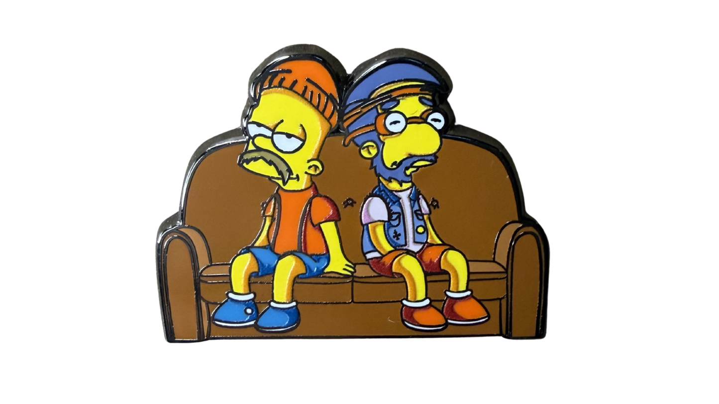 Bart and Smokehouse Enamel Pin