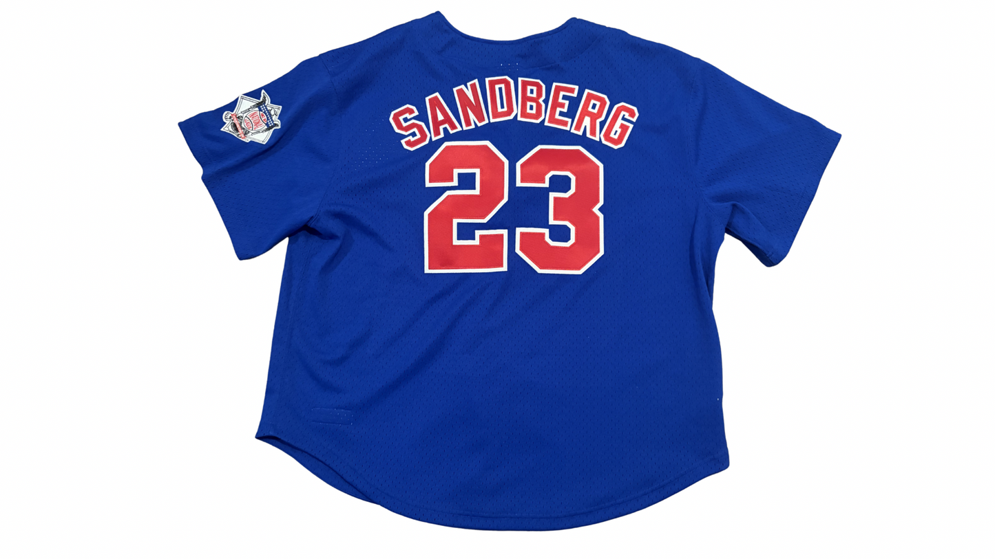 Mitchell & Ness Ryne Sandberg Chicago Cubs 1997 Authentic Batting Practice Jersey