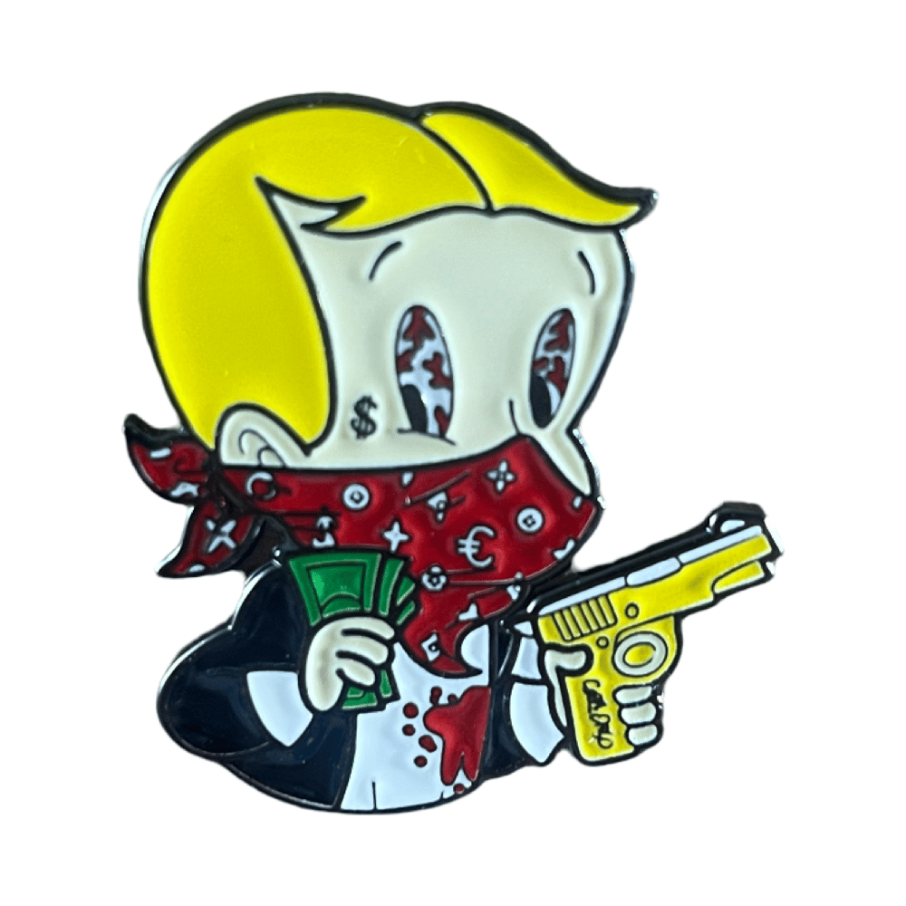 Gangster Richie Enamel Pin