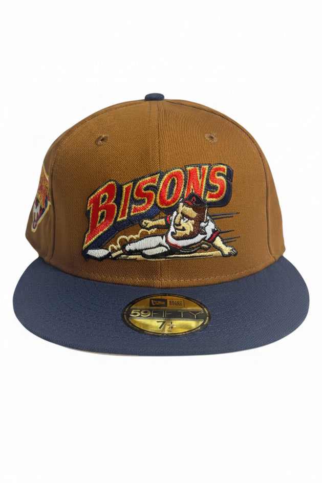 New Era Buffalo Bisons 59FIFTY Side Patch 2 Tone Fitted Hat