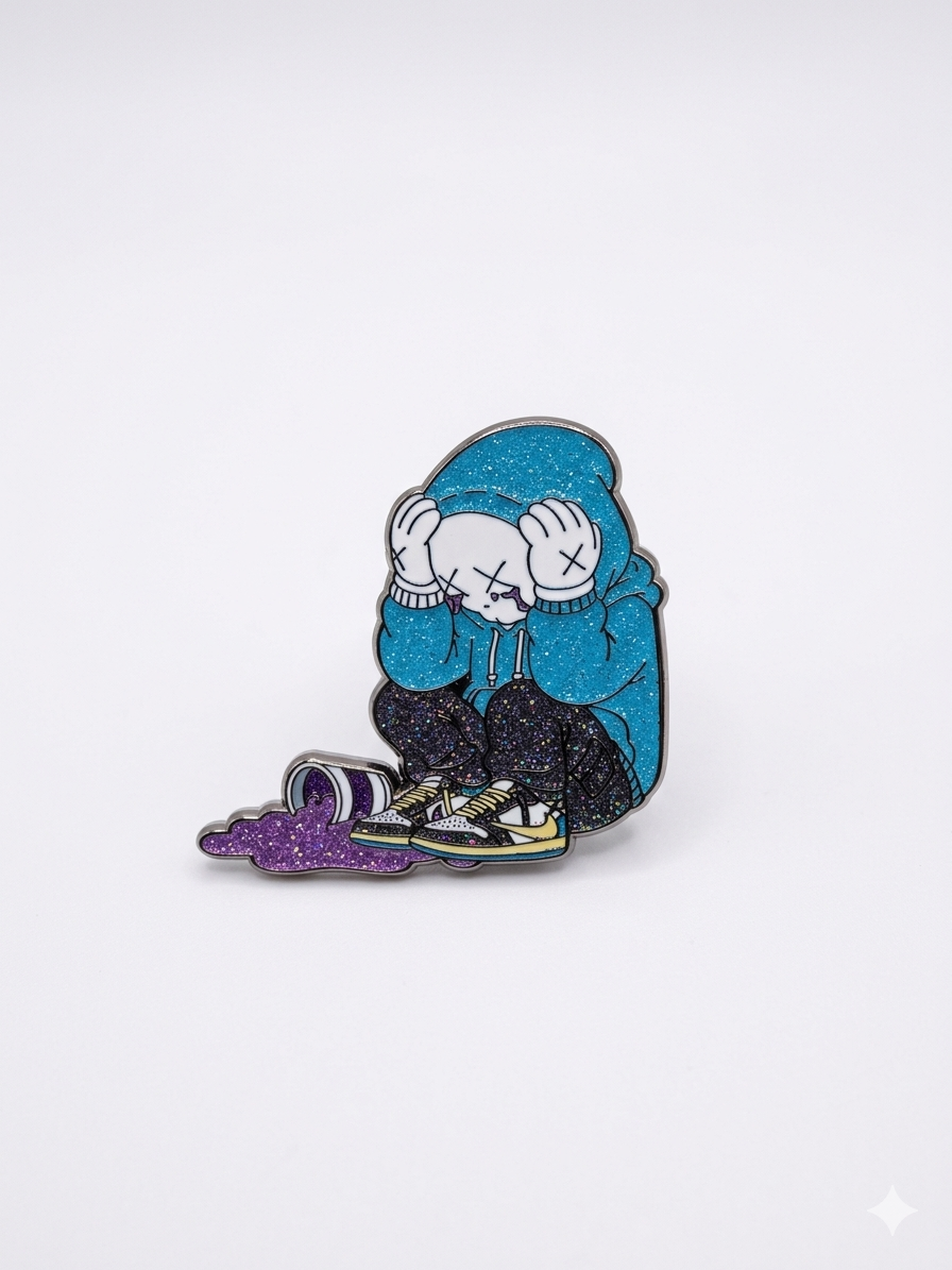Kaws Wasted Potential Enamel Pin