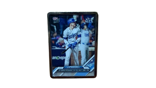 Kike Hernandez Dodgers Enamel Pin