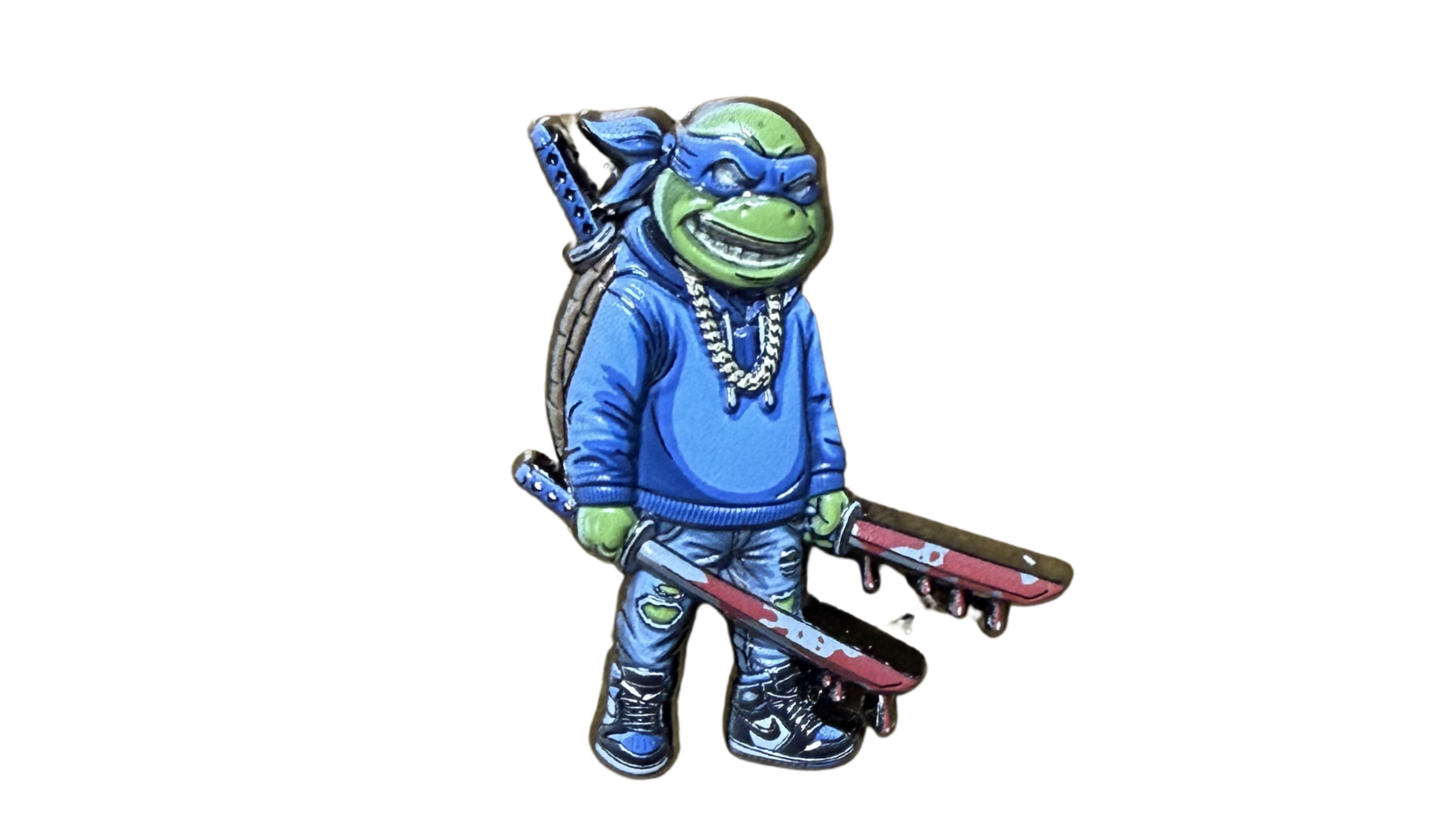 TMNT Leonardo Hype Blooded 3D Enamel Pin