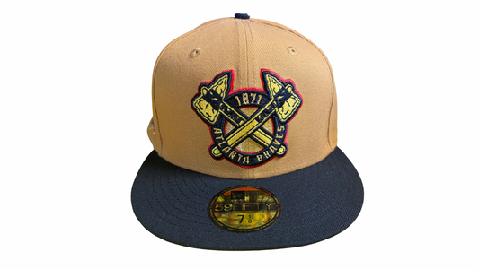 New Era Atlanta Braves 1871 Tomahawks 59FIFTY Fitted Hat