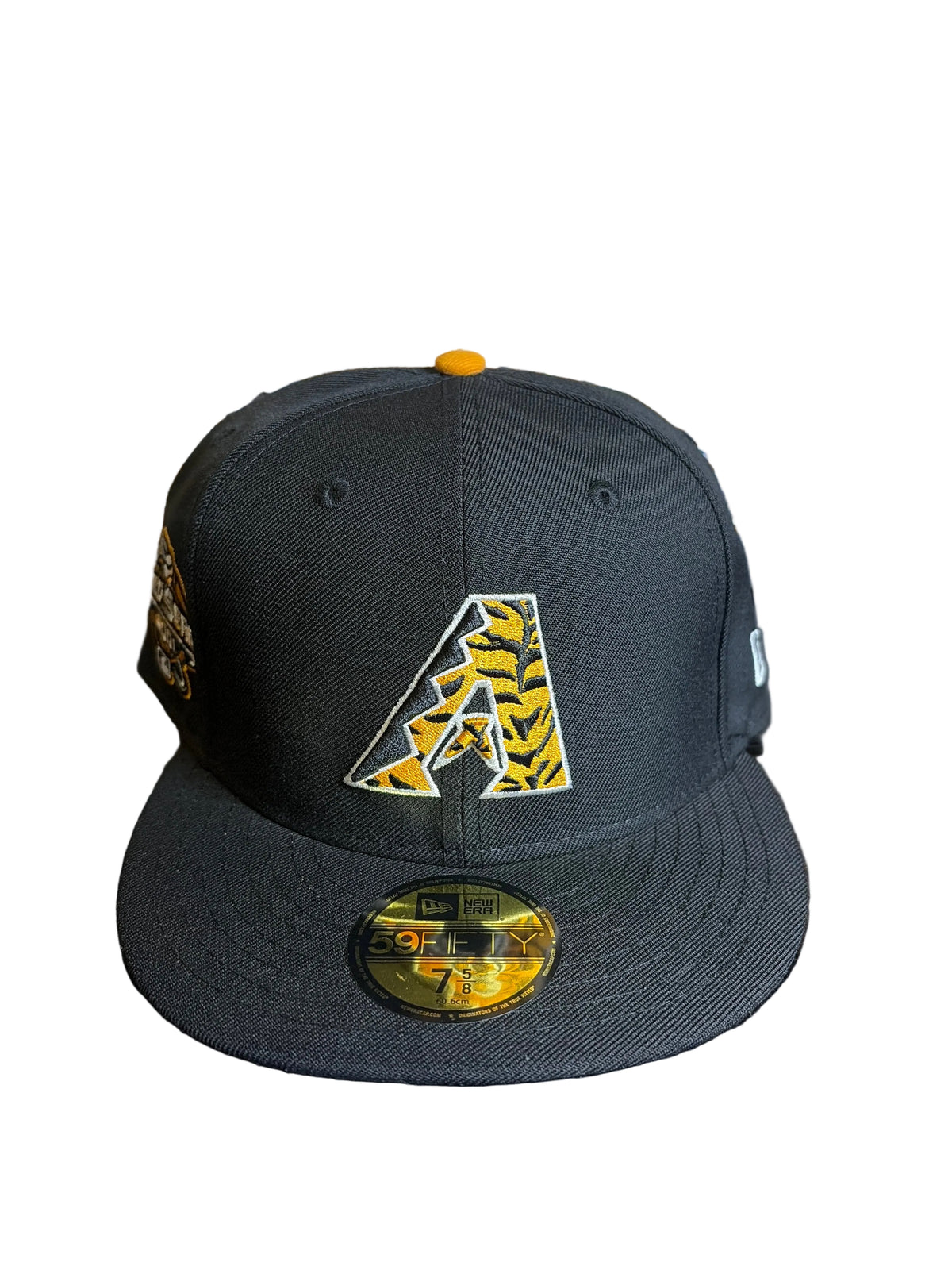 New Era Arizona Diamondbacks 59FIFTY Tiger Camo Logo Fitted Hat - Black