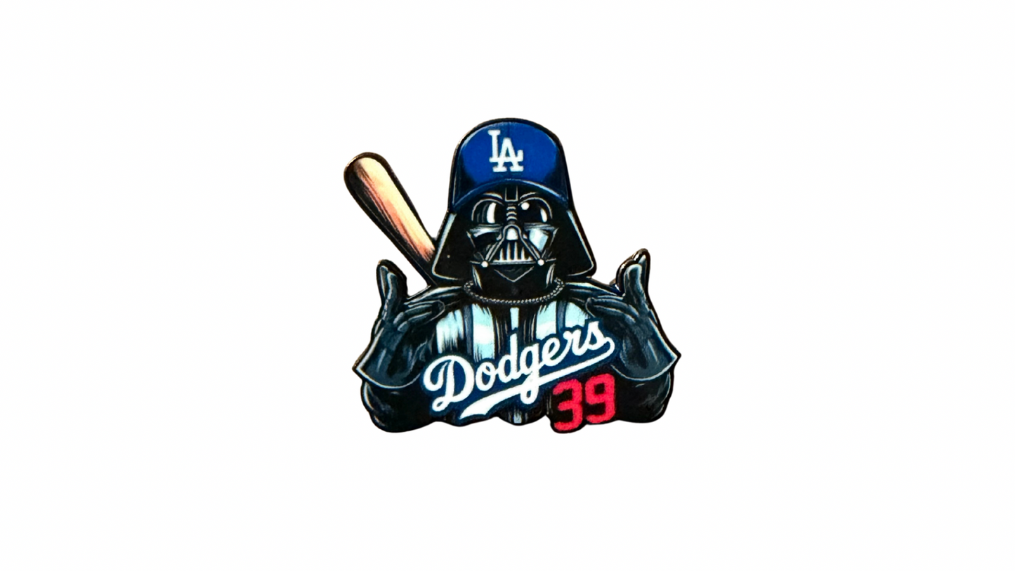 LA Dodgers Darth Vader Enamel Pin