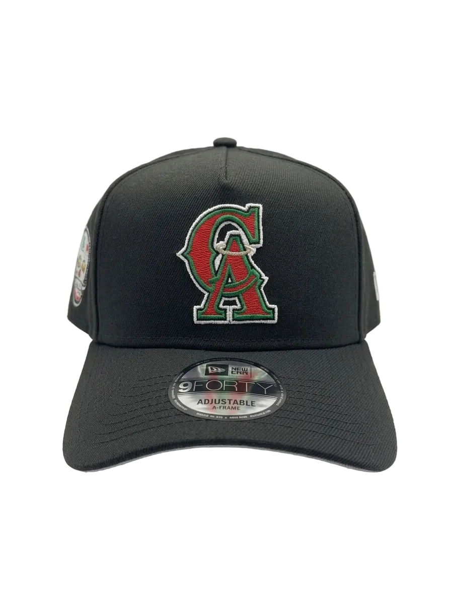New Era California Angels Sugar Skull Side Patch 9FORTY A-Frame Snapback