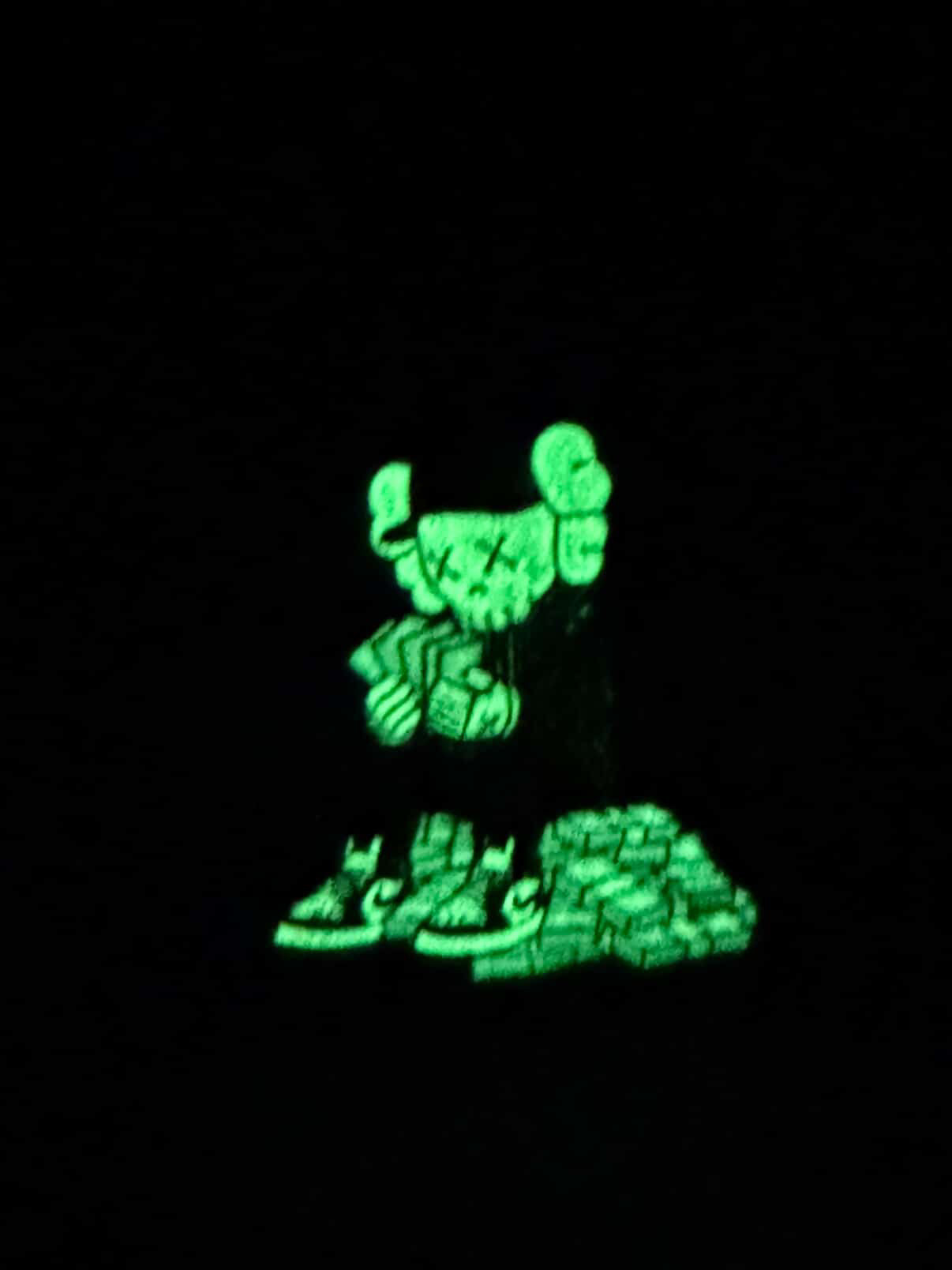 Kaws Break Bread Glow in the Dark Hat Pin