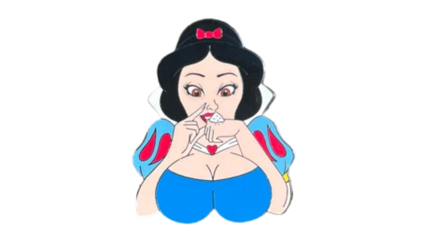 Snow White Enamel Pin