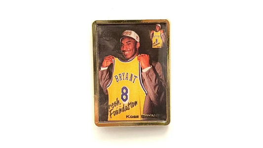 Kobe Bryant Rookie Card Enamel Pin