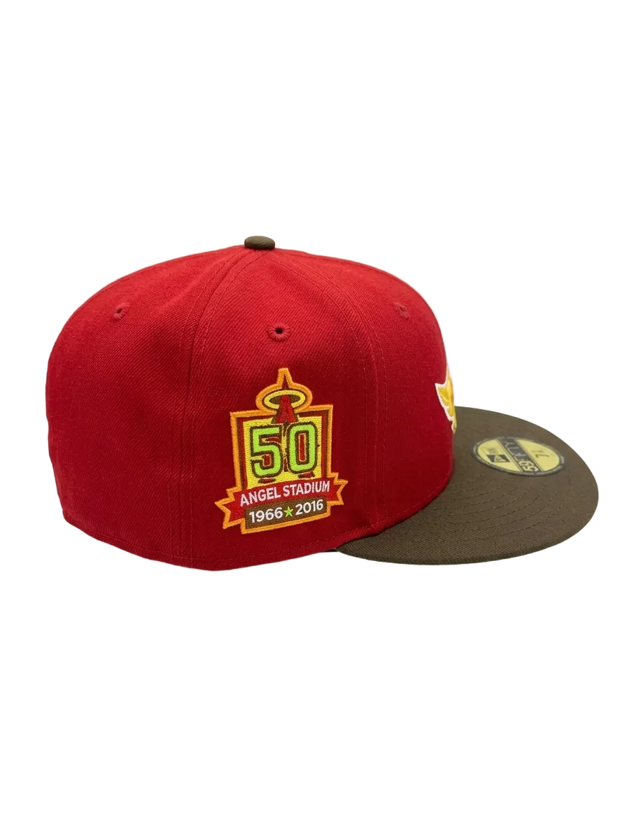 New Era Anaheim Angels 50th Anniversary Side Patch 59FIFTY Fitted Hat