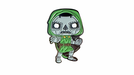 Doctor MF Doom Enamel Pin