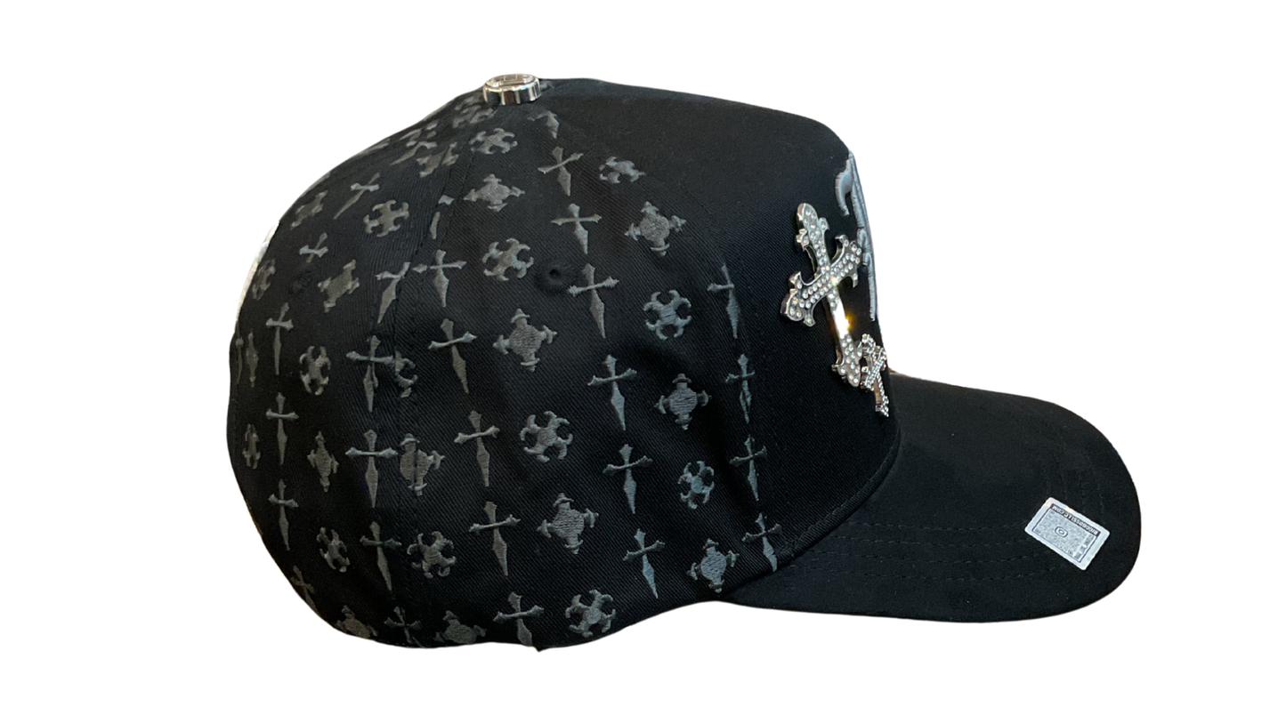Bigg Boss LA Cross Bling Adjustable Snapback
