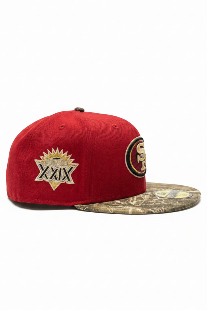 New Era San Francisco 49ers Super Bowl Side Patch 59FIFTY Fitted Hat