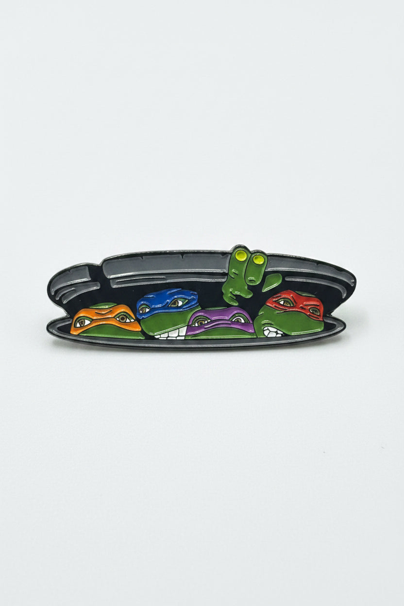 TMNT Sewer Peek Enamel Hat Pin