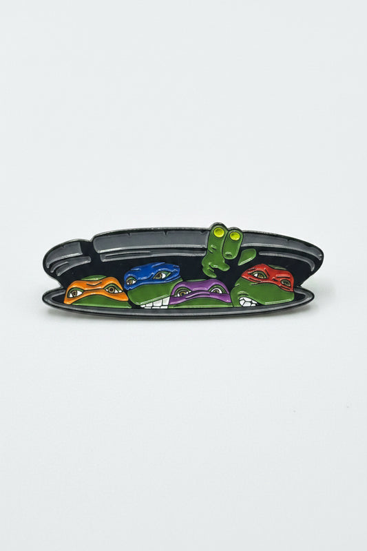 TMNT Sewer Peek Enamel Hat Pin