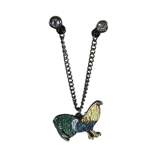 Rooster Chain Hat Pin
