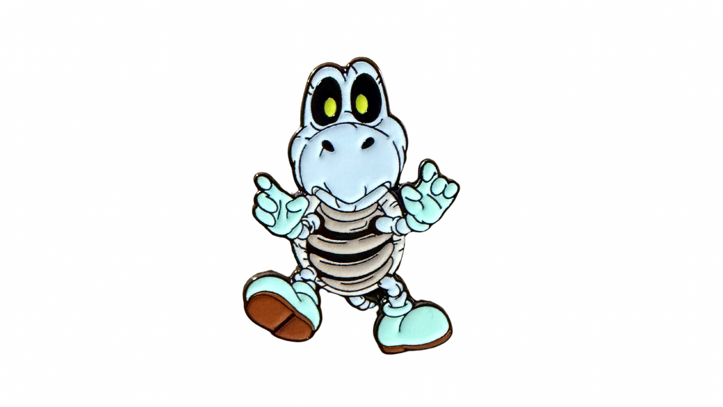 Dry Bones Enamel Pin