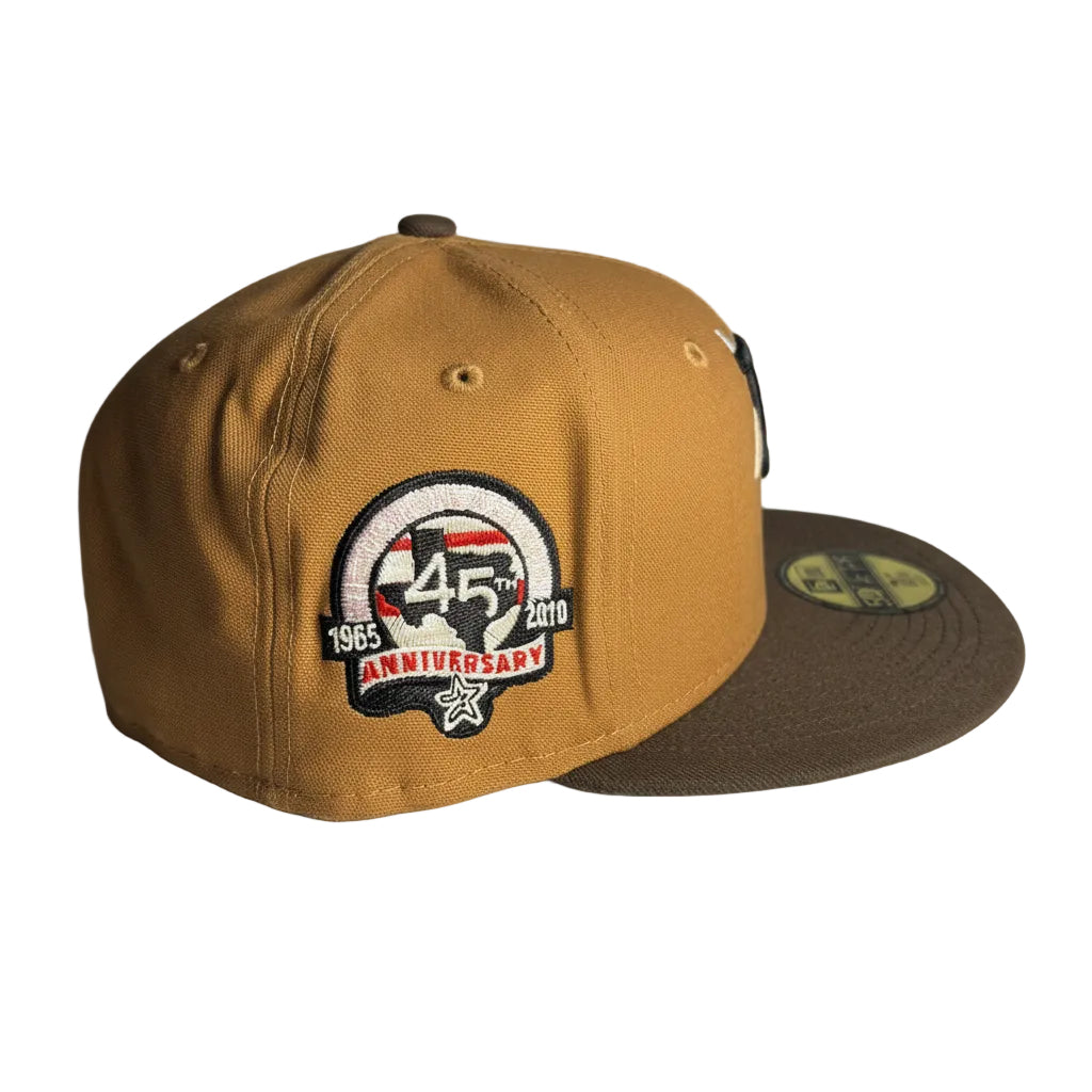 New Era Houston Astros 45th Anniversary Side Patch 2 Tone 59FIFTY Fitted Hat