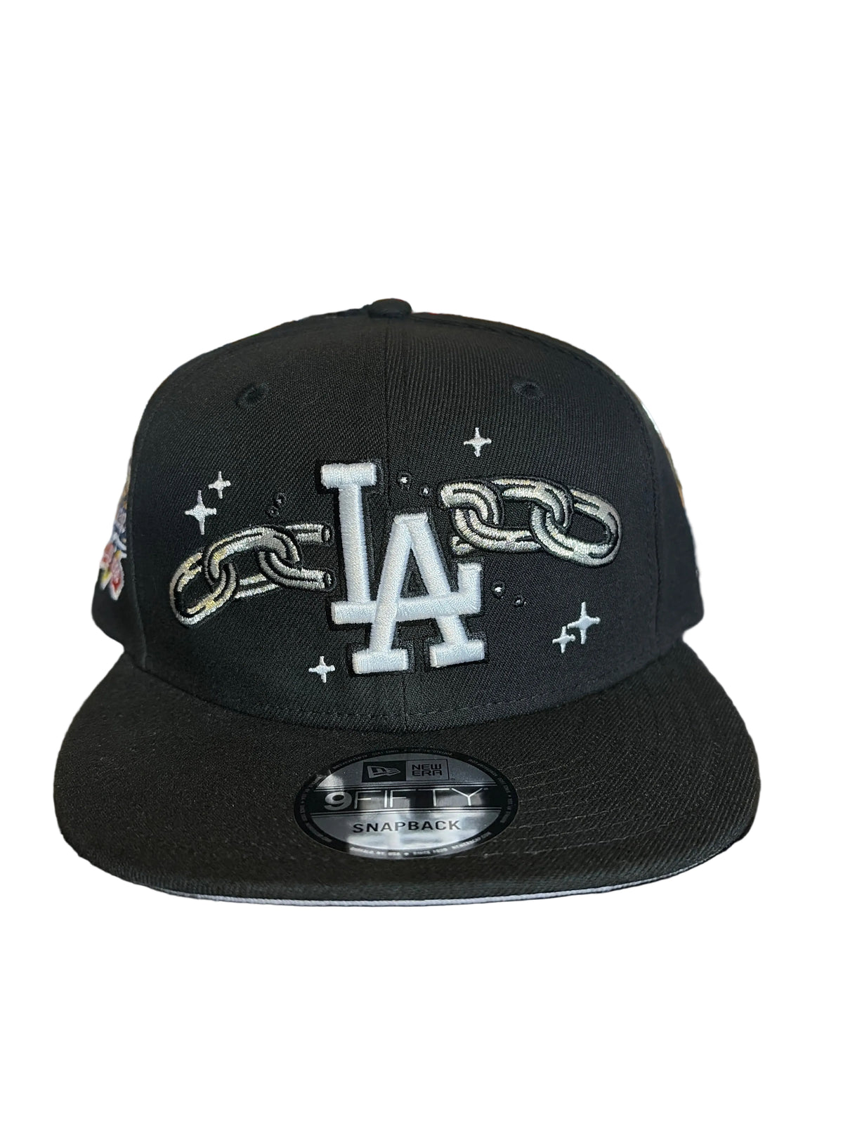 New Era Los Angeles Dodgers Chain Link 100th Anniversary Side Patch 9FIFTY Snapback