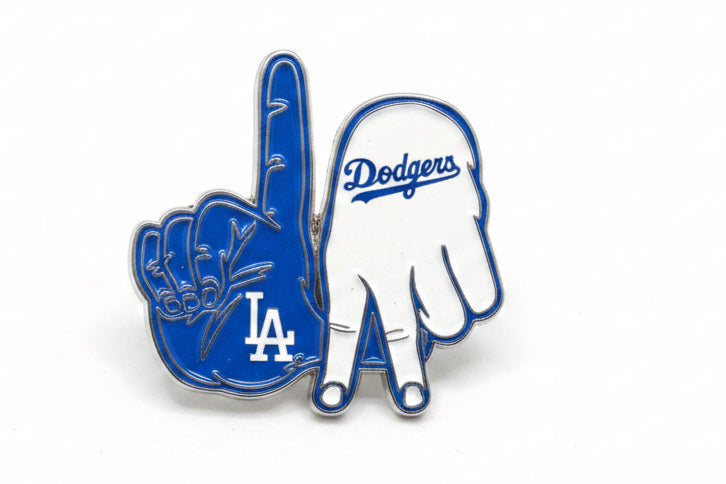 Los Angeles Dodgers LA Hands Lapel Pin