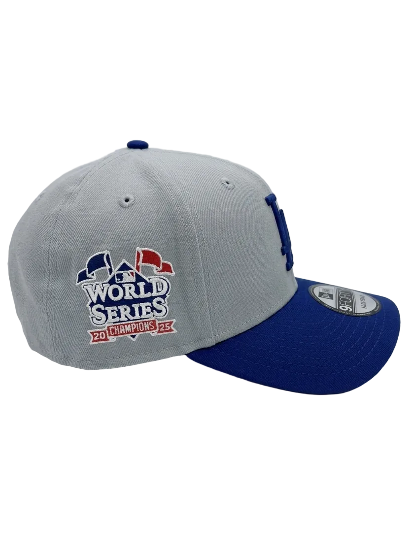 New Era LA Dodgers 2 Tone 2025 World Series Side Patch 9FORTY A-Frame Snapback