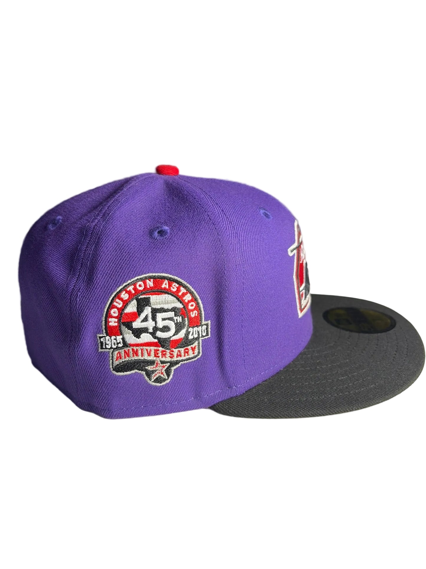 New Era Houston Astros 45th Anniversary Side Patch 2 Tone 59FIFTY Fitted Hat