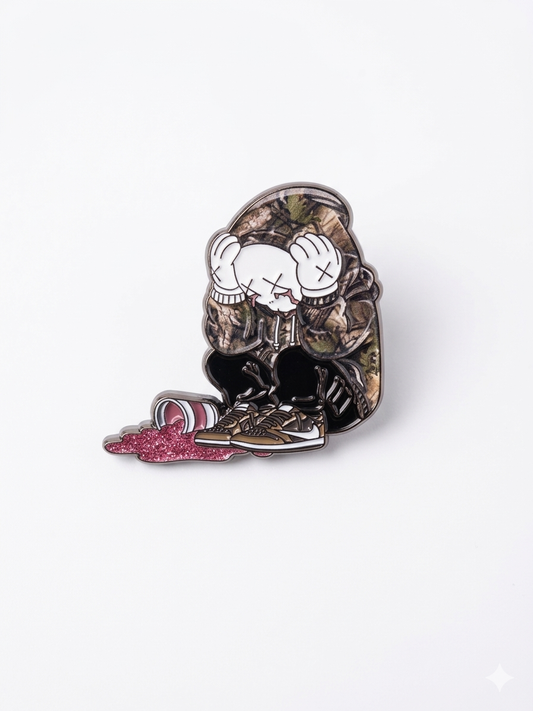 Kaws Real Tree Wasted Potential Enamel Pin