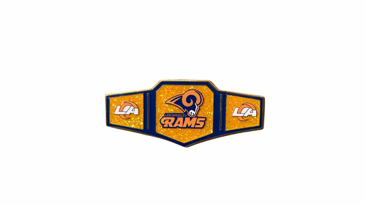 Los Angeles Rams Championship Belt Enamel Pin